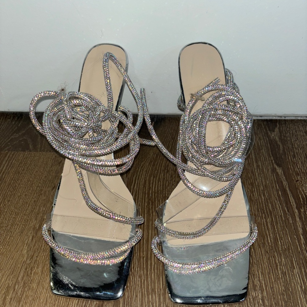 Glitter heels